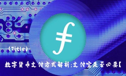  (Title)

数字货币支付方式解析：支付宝是否必要？