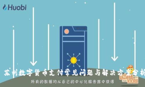  苏州数字货币支付常见问题与解决方案分析