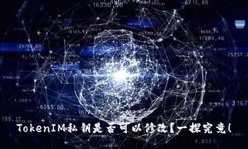 TokenIM私钥是否可以修改？一探究竟！
